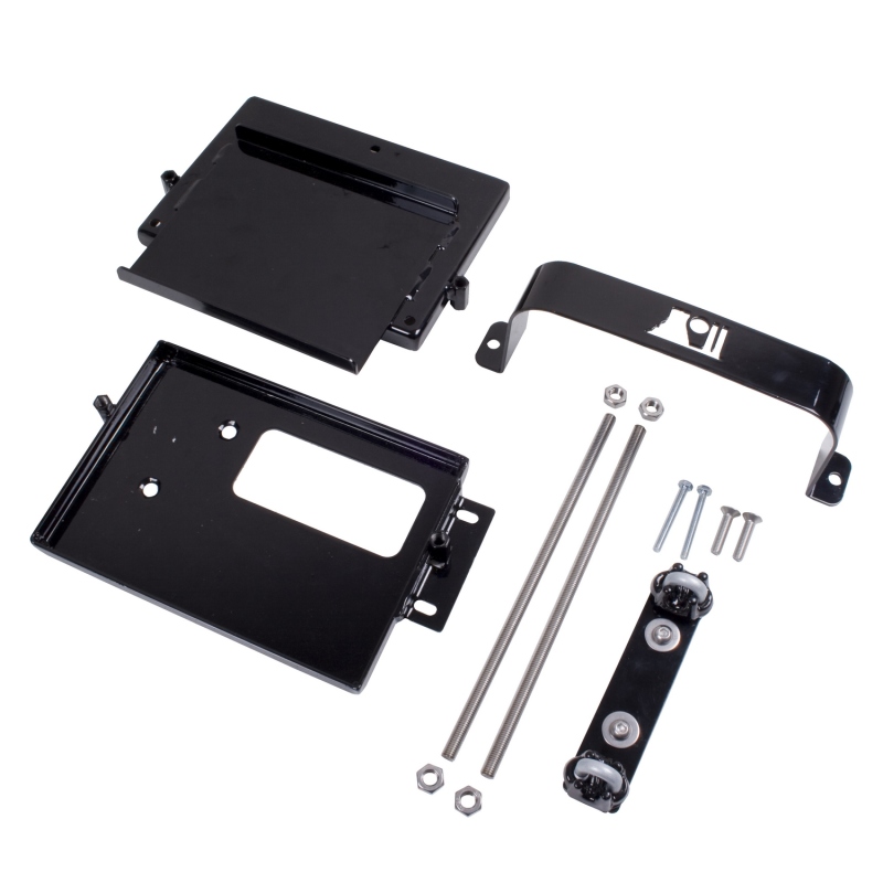 Jeep Wrangler Battery Tray - Rugged Ridge - Dual - Black - `97-`06